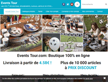Tablet Screenshot of events-tour.com